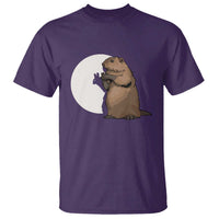 Groundhog Shadow Meteorlogy T Shirt Woodchuck Puppet Funny Gift