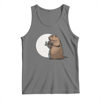 Groundhog Shadow Meteorlogy Tank Top Woodchuck Puppet Funny Gift