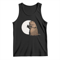 Groundhog Shadow Meteorlogy Tank Top Woodchuck Puppet Funny Gift