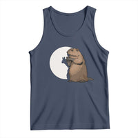Groundhog Shadow Meteorlogy Tank Top Woodchuck Puppet Funny Gift