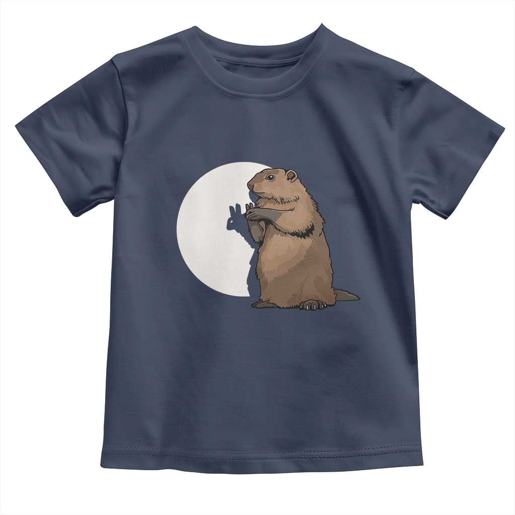Groundhog Shadow Meteorlogy Toddler T Shirt Woodchuck Puppet Funny Gift