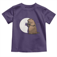 Groundhog Shadow Meteorlogy Toddler T Shirt Woodchuck Puppet Funny Gift