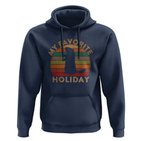 Groundhog Day Hoodie My Favorite Holiday Ground Hog Shadow Retro Sunset