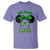 Scout Girl Cookie Dealer T Shirt Troop Leader Little Messy Bun TS02