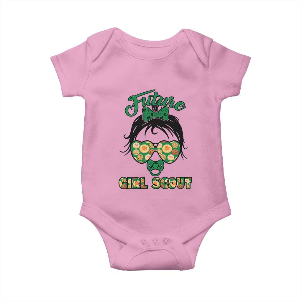 Scout Girl Cookie Dealer Baby Onesie Troop Leader Kidlife Little Bun - Wonder Print Shop