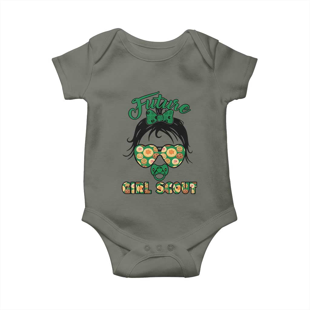 Scout Girl Cookie Dealer Baby Onesie Troop Leader Kidlife Little Bun - Wonder Print Shop