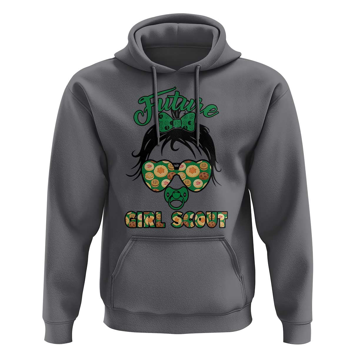 Scout Girl Cookie Dealer Hoodie Troop Leader Kidlife Little Bun TS02