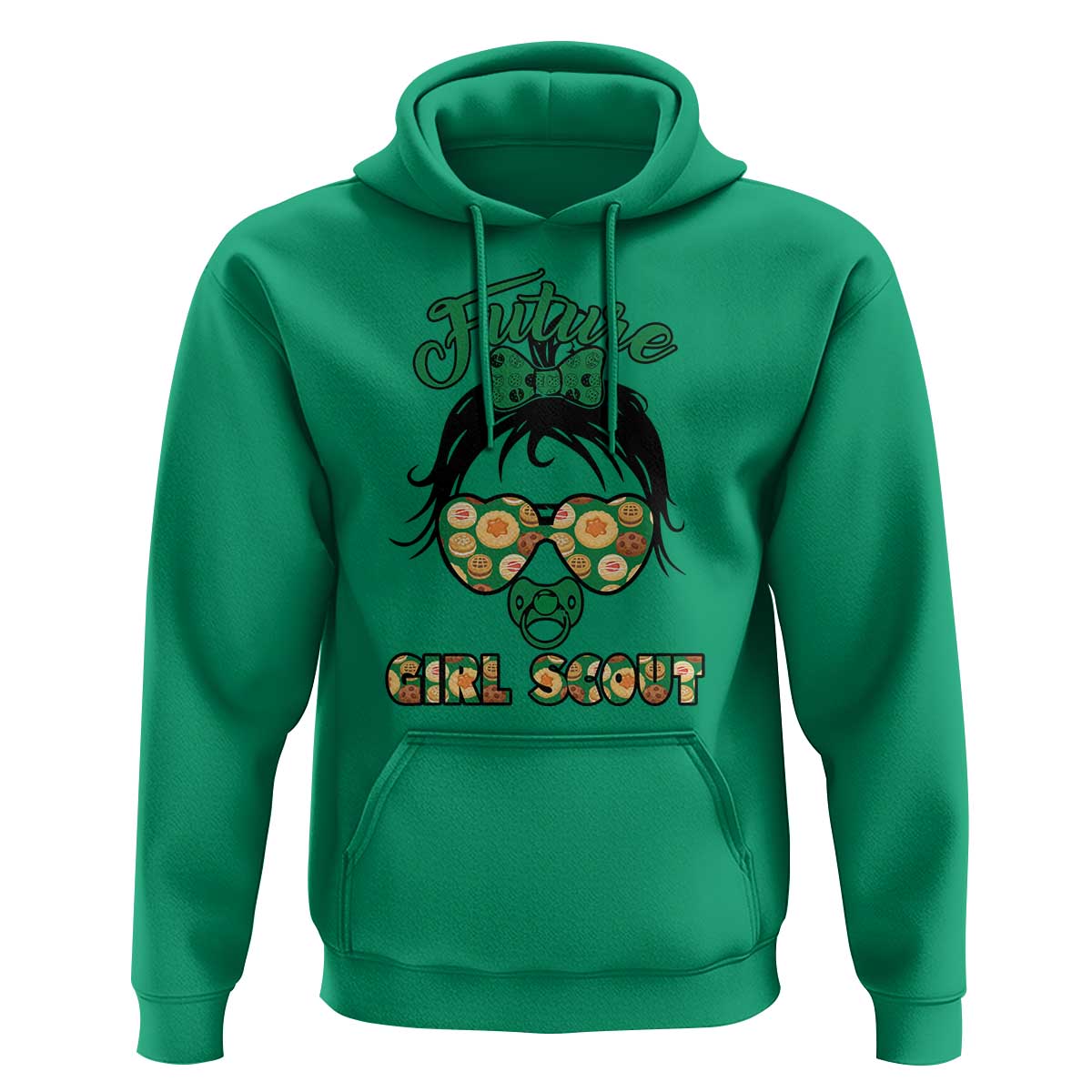 Scout Girl Cookie Dealer Hoodie Troop Leader Kidlife Little Bun TS02