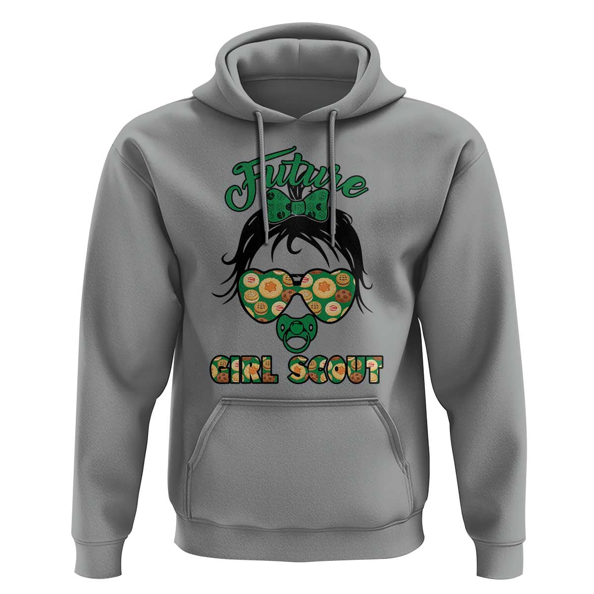Scout Girl Cookie Dealer Hoodie Troop Leader Kidlife Little Bun TS02