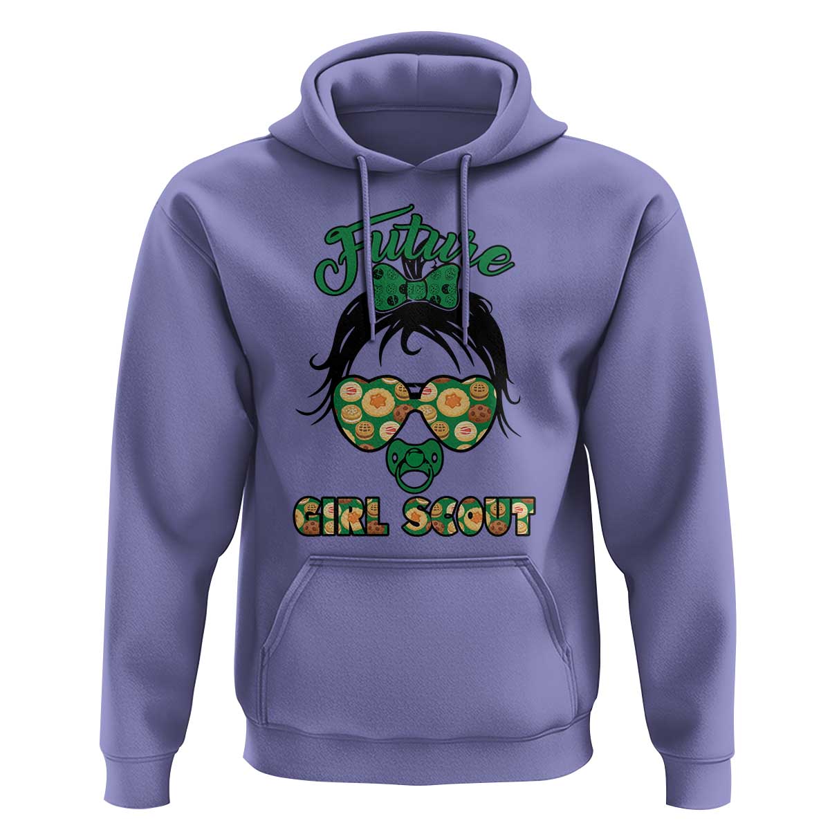 Scout Girl Cookie Dealer Hoodie Troop Leader Kidlife Little Bun TS02