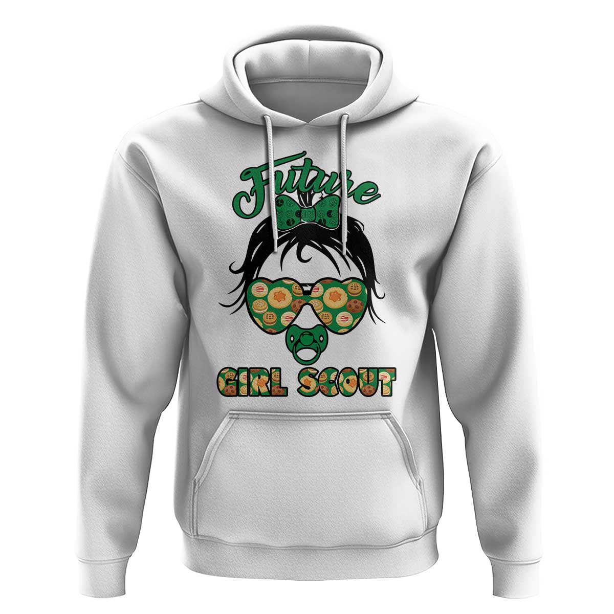 Scout Girl Cookie Dealer Hoodie Troop Leader Kidlife Little Bun TS02