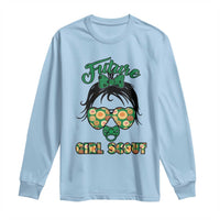 Scout Girl Cookie Dealer Long Sleeve Shirt Troop Leader Kidlife Little Bun - Wonder Print Shop