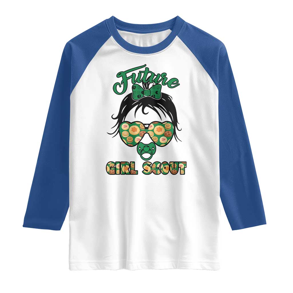 Scout Girl Cookie Dealer Raglan Shirt Troop Leader Kidlife Little Bun - Wonder Print Shop