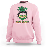 Scout Girl Cookie Dealer Sweatshirt Troop Leader Kidlife Little Bun TS02