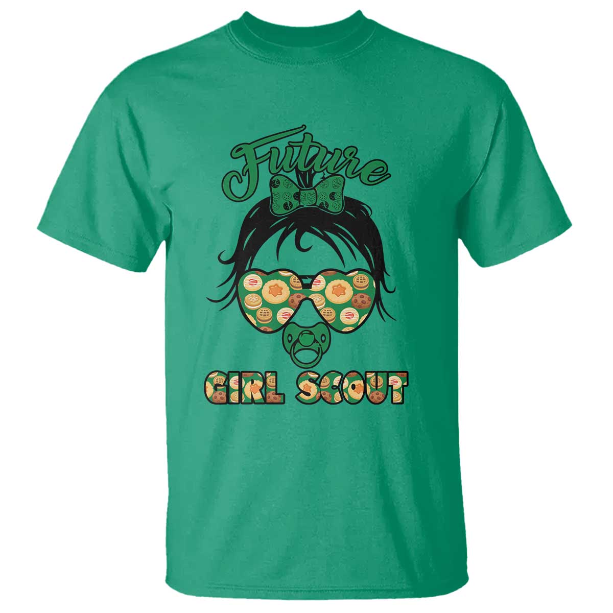 Scout Girl Cookie Dealer T Shirt Troop Leader Kidlife Little Bun TS02