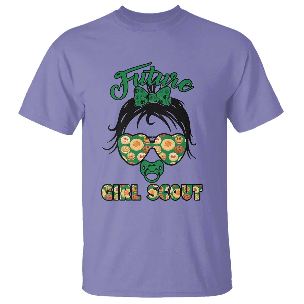 Scout Girl Cookie Dealer T Shirt Troop Leader Kidlife Little Bun TS02