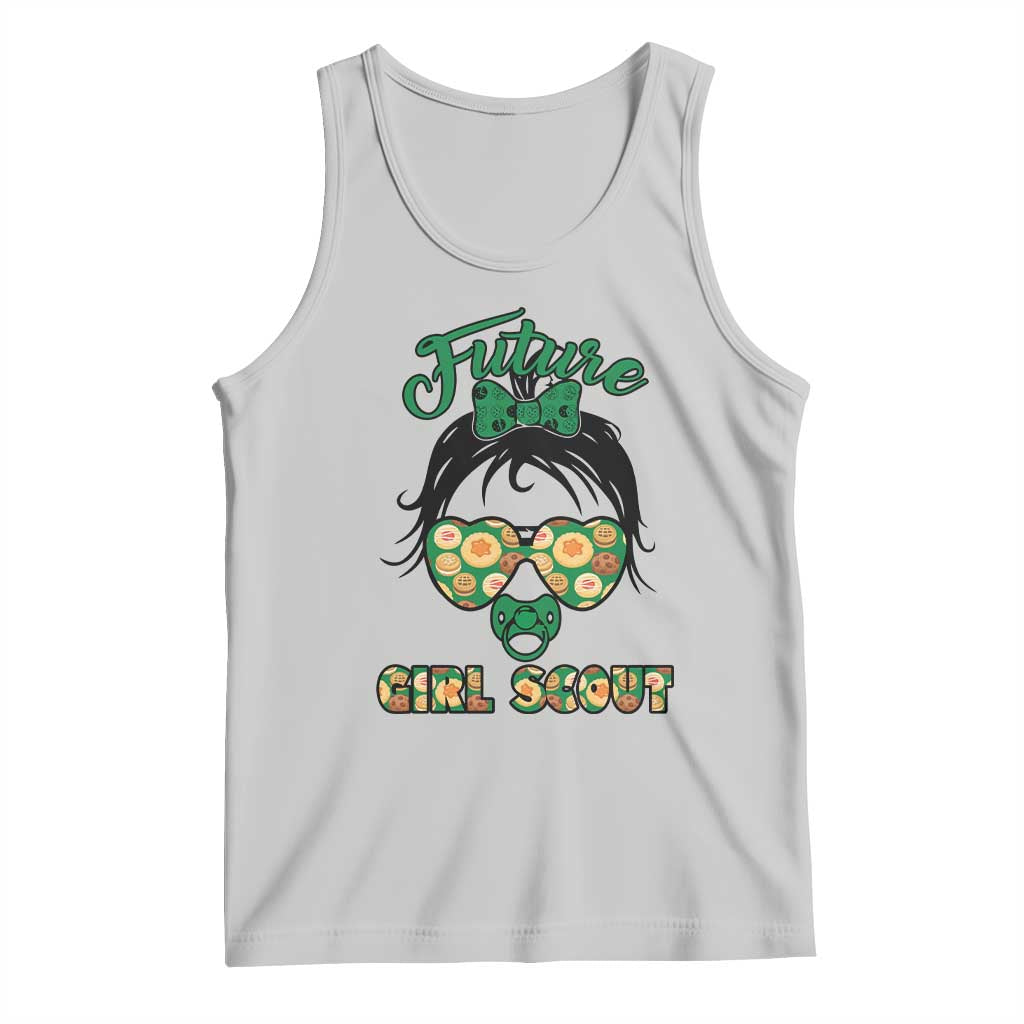 Scout Girl Cookie Dealer Tank Top Troop Leader Kidlife Little Bun - Wonder Print Shop