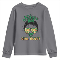 Scout Girl Cookie Dealer Youth Sweatshirt Troop Leader Kidlife Little Bun - Wonder Print Shop