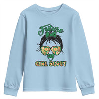 Scout Girl Cookie Dealer Youth Sweatshirt Troop Leader Kidlife Little Bun - Wonder Print Shop