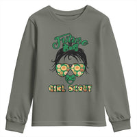 Scout Girl Cookie Dealer Youth Sweatshirt Troop Leader Kidlife Little Bun - Wonder Print Shop