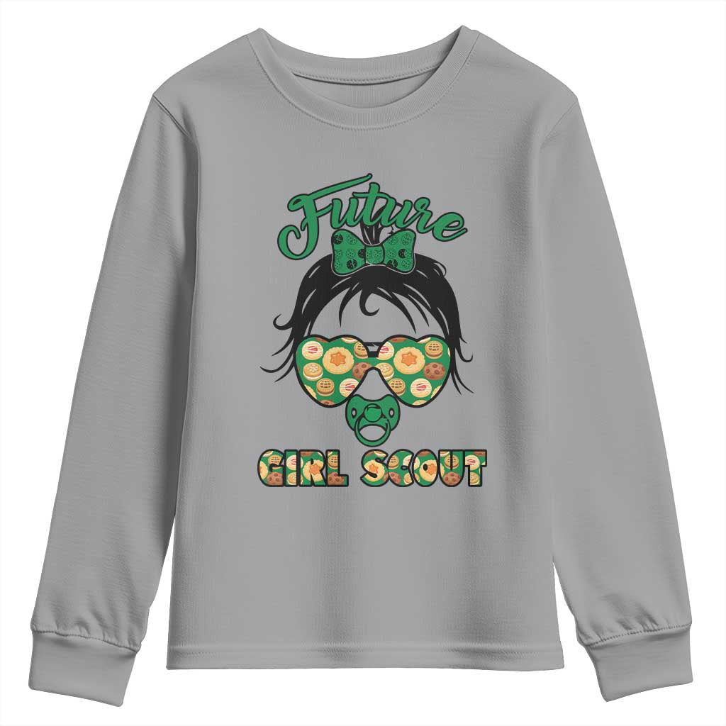 Scout Girl Cookie Dealer Youth Sweatshirt Troop Leader Kidlife Little Bun - Wonder Print Shop