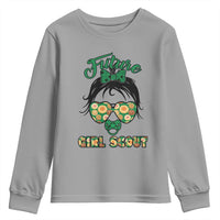 Scout Girl Cookie Dealer Youth Sweatshirt Troop Leader Kidlife Little Bun - Wonder Print Shop