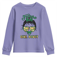Scout Girl Cookie Dealer Youth Sweatshirt Troop Leader Kidlife Little Bun - Wonder Print Shop