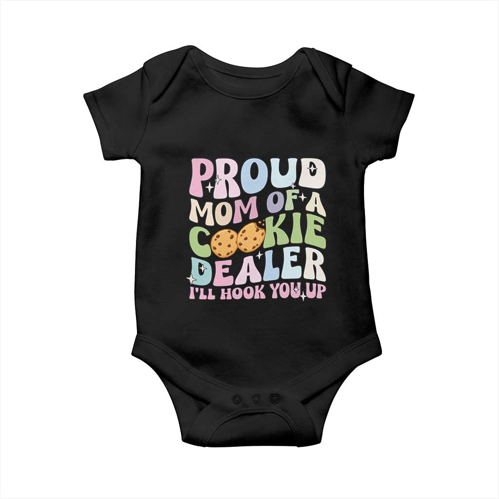 Scout Girl Mom Baby Onesie Proud Mom Of A Cookie Dealer Troop Leader Family Matching - Wonder Print Shop