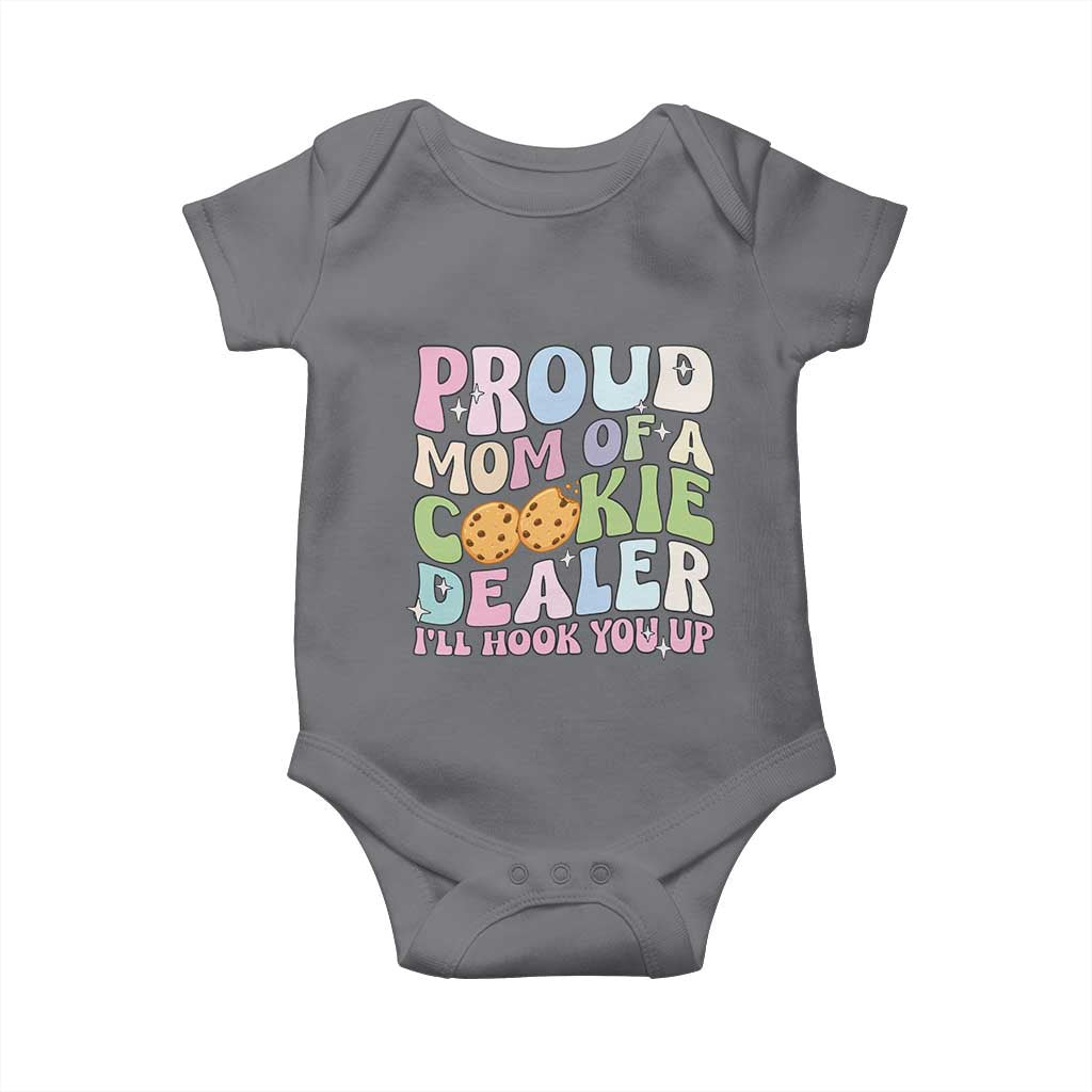 Scout Girl Mom Baby Onesie Proud Mom Of A Cookie Dealer Troop Leader Family Matching - Wonder Print Shop