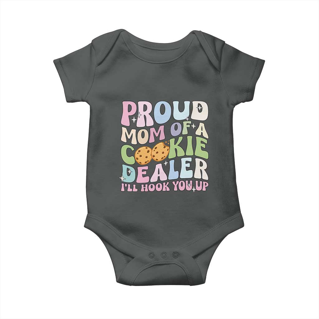 Scout Girl Mom Baby Onesie Proud Mom Of A Cookie Dealer Troop Leader Family Matching - Wonder Print Shop