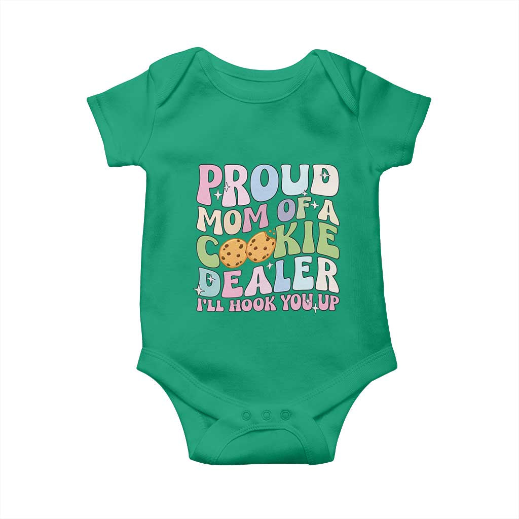 Scout Girl Mom Baby Onesie Proud Mom Of A Cookie Dealer Troop Leader Family Matching - Wonder Print Shop