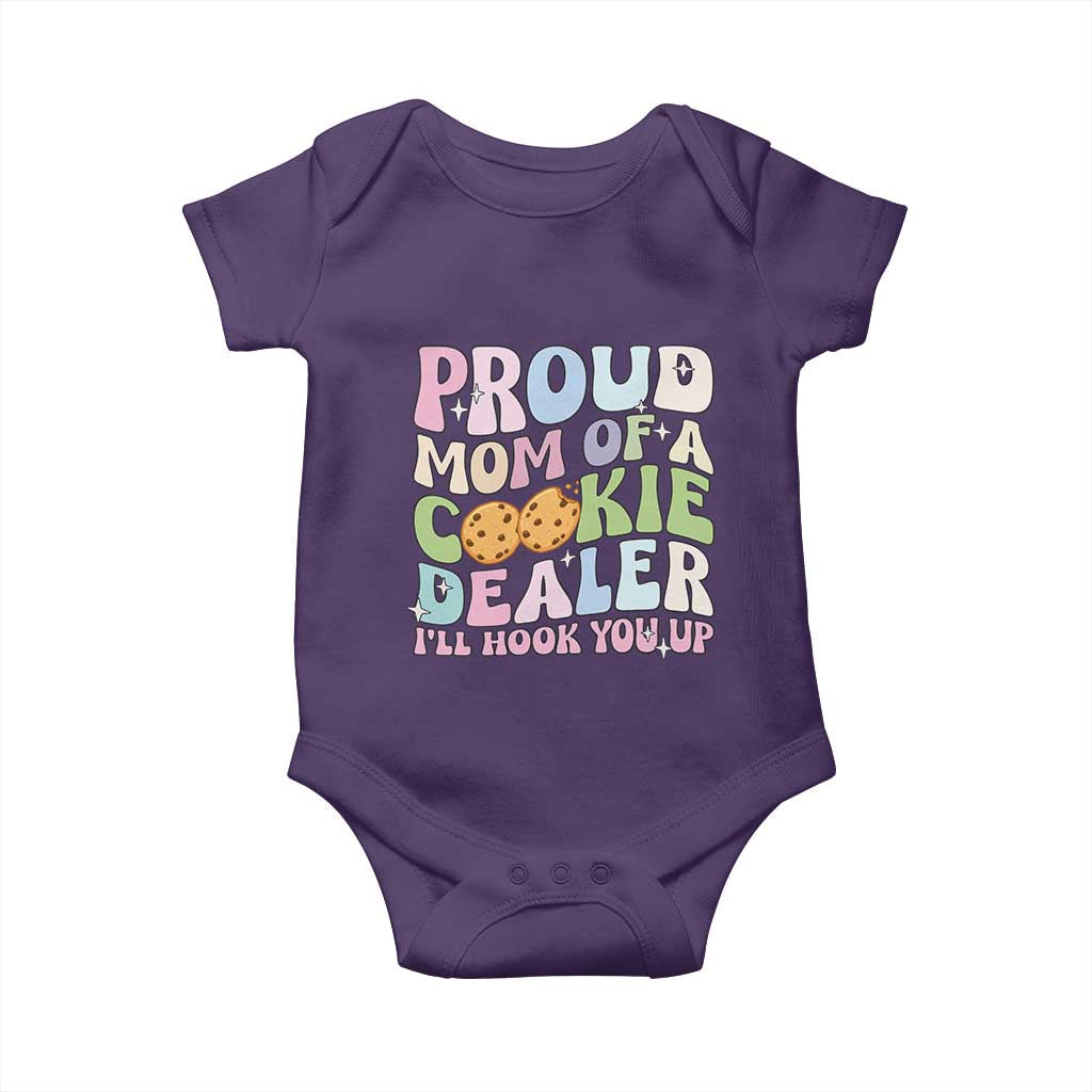 Scout Girl Mom Baby Onesie Proud Mom Of A Cookie Dealer Troop Leader Family Matching - Wonder Print Shop