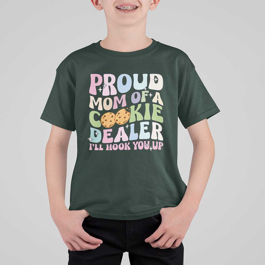 Scout Girl Mom T Shirt For Kid Proud Mom Of A Cookie Dealer Troop Leader Family Matching - Wonder Print Shop