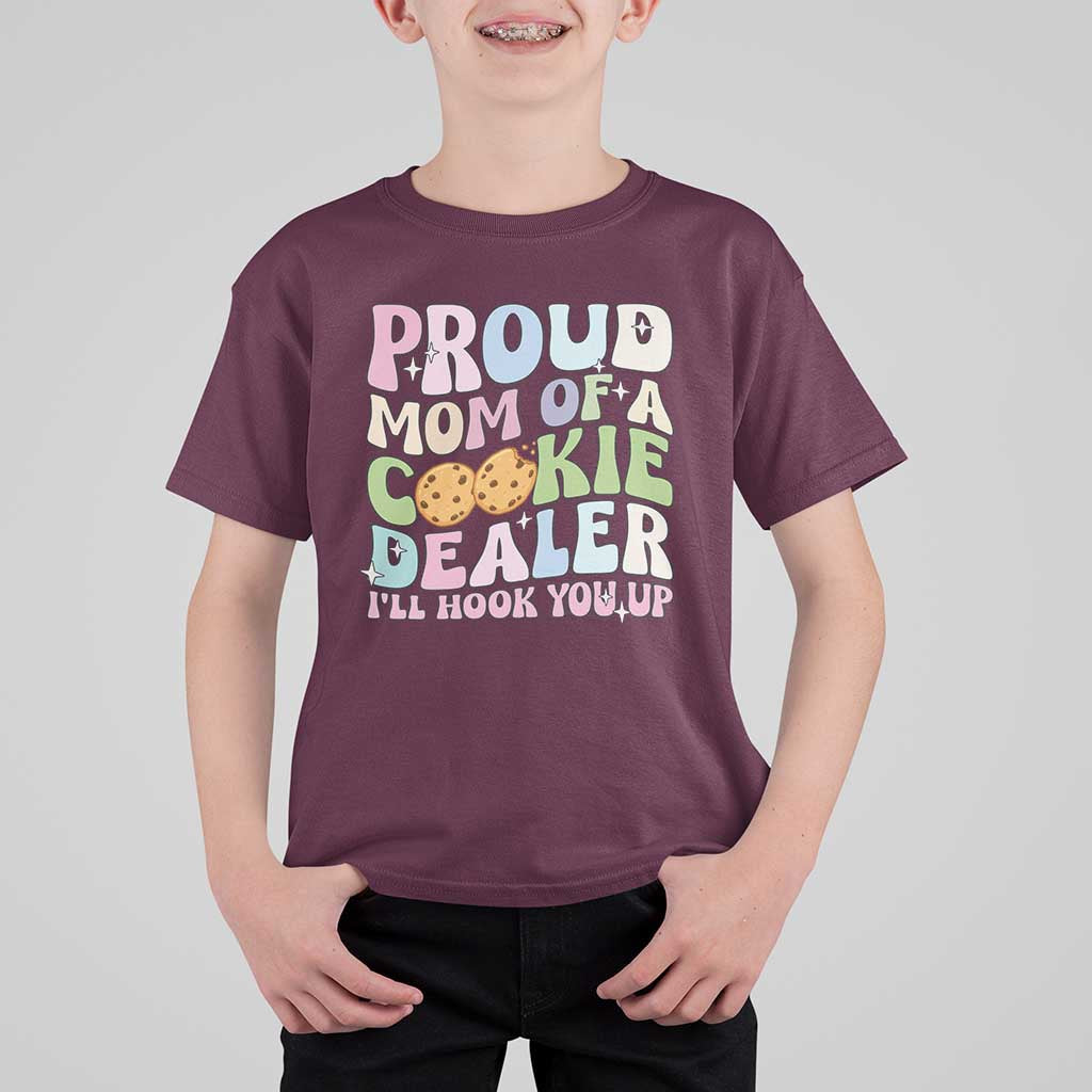 Scout Girl Mom T Shirt For Kid Proud Mom Of A Cookie Dealer Troop Leader Family Matching - Wonder Print Shop