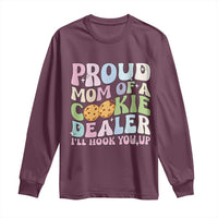 Scout Girl Mom Long Sleeve Shirt Proud Mom Of A Cookie Dealer Troop Leader Family Matching - Wonder Print Shop