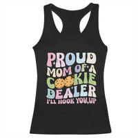 Scout Girl Mom Racerback Tank Top Proud Mom Of A Cookie Dealer Troop Leader Family Matching - Wonder Print Shop