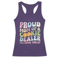 Scout Girl Mom Racerback Tank Top Proud Mom Of A Cookie Dealer Troop Leader Family Matching - Wonder Print Shop