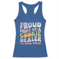Scout Girl Mom Racerback Tank Top Proud Mom Of A Cookie Dealer Troop Leader Family Matching - Wonder Print Shop