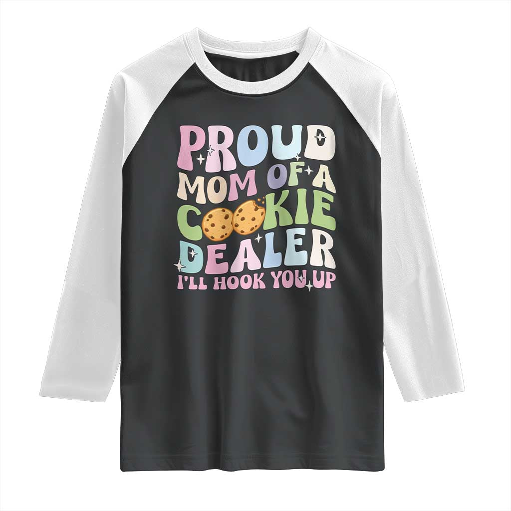 Scout Girl Mom Raglan Shirt Proud Mom Of A Cookie Dealer Troop Leader Family Matching - Wonder Print Shop
