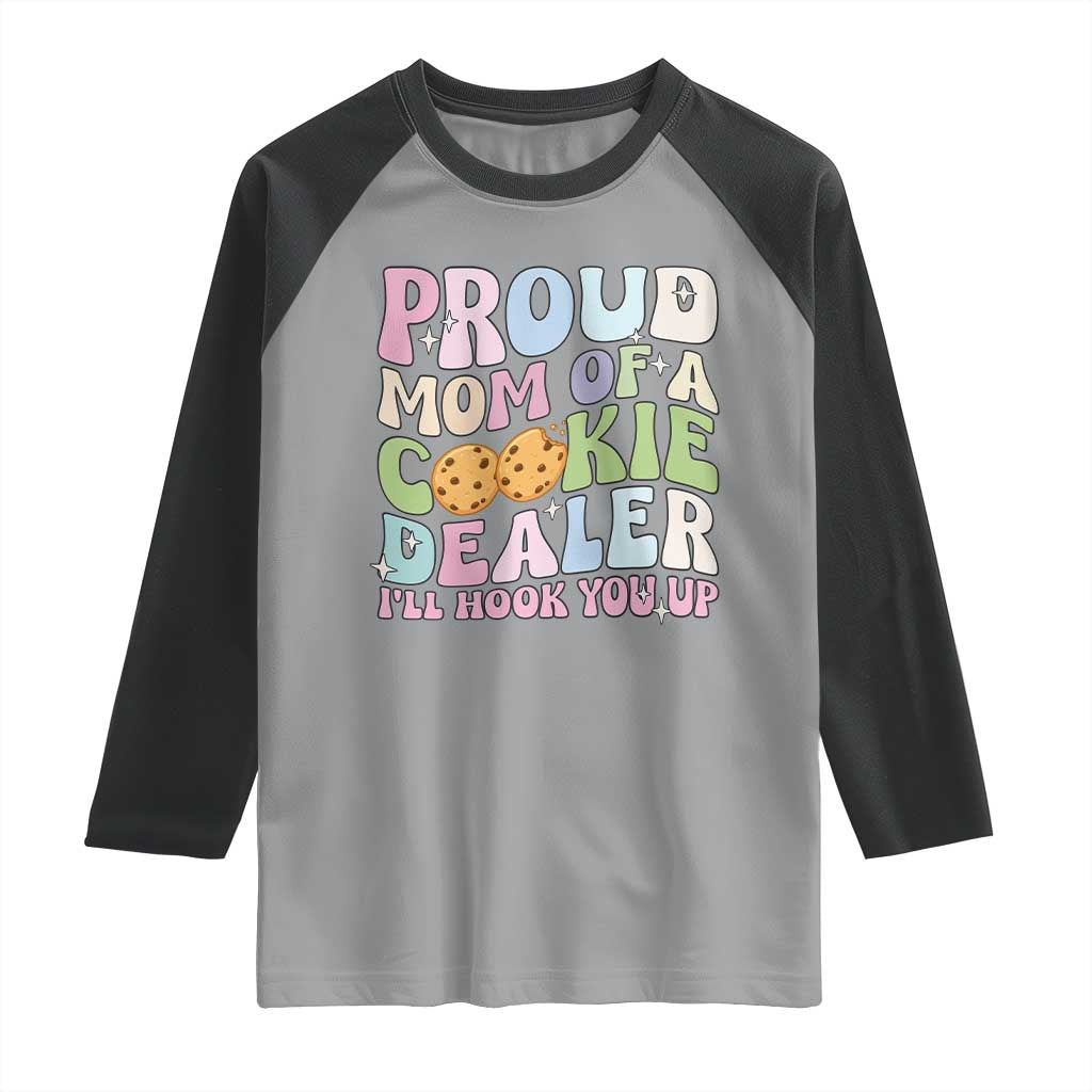 Scout Girl Mom Raglan Shirt Proud Mom Of A Cookie Dealer Troop Leader Family Matching - Wonder Print Shop