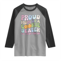 Scout Girl Mom Raglan Shirt Proud Mom Of A Cookie Dealer Troop Leader Family Matching - Wonder Print Shop