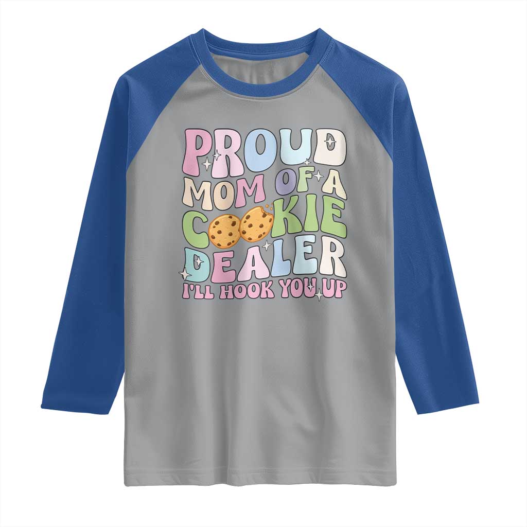 Scout Girl Mom Raglan Shirt Proud Mom Of A Cookie Dealer Troop Leader Family Matching - Wonder Print Shop