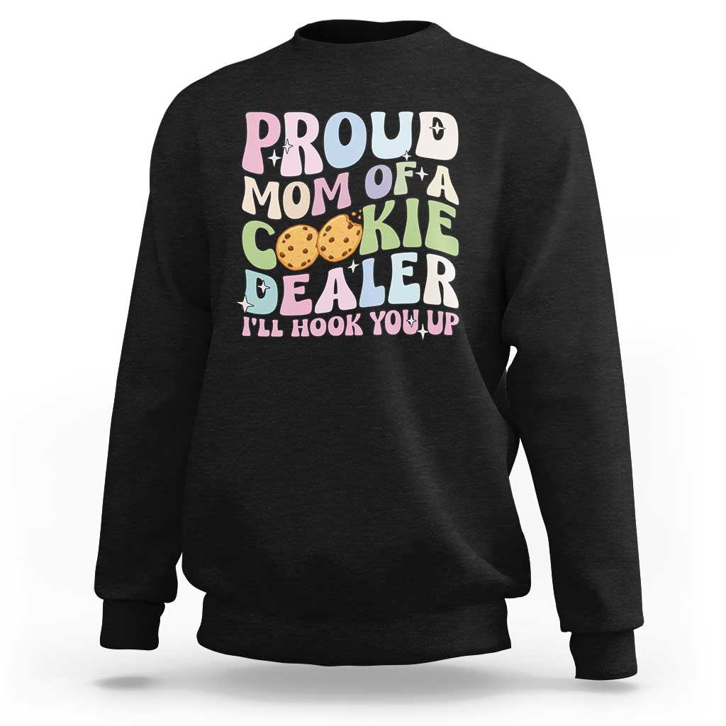 Scout Girl Mom Sweatshirt Proud Mom Of A Cookie Dealer Troop Leader Family Matching TS02