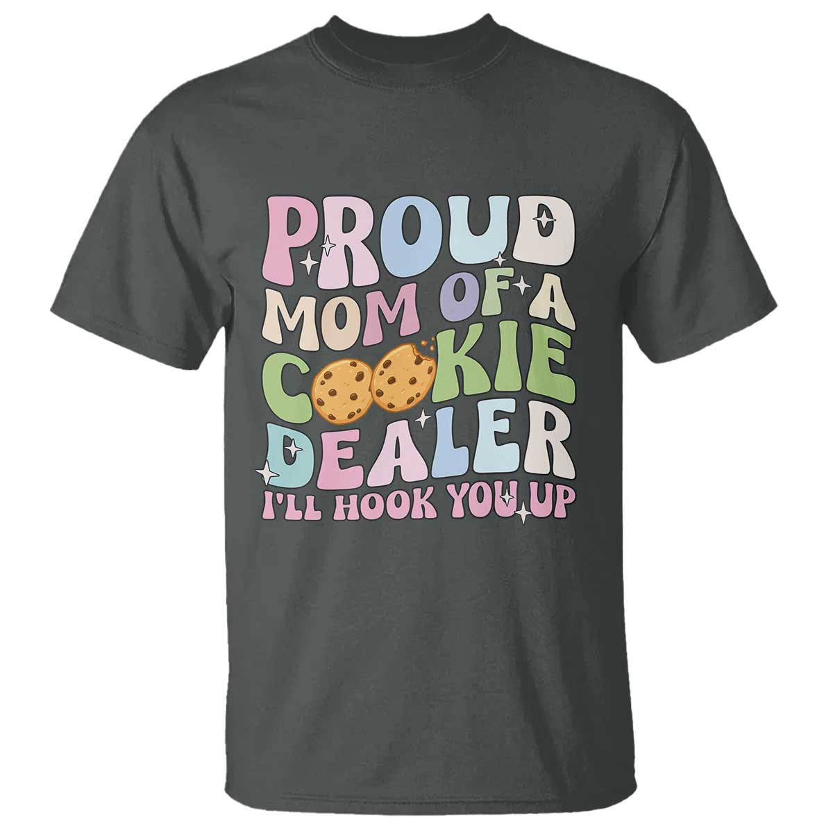 Scout Girl Mom T Shirt Proud Mom Of A Cookie Dealer Troop Leader Family Matching TS02