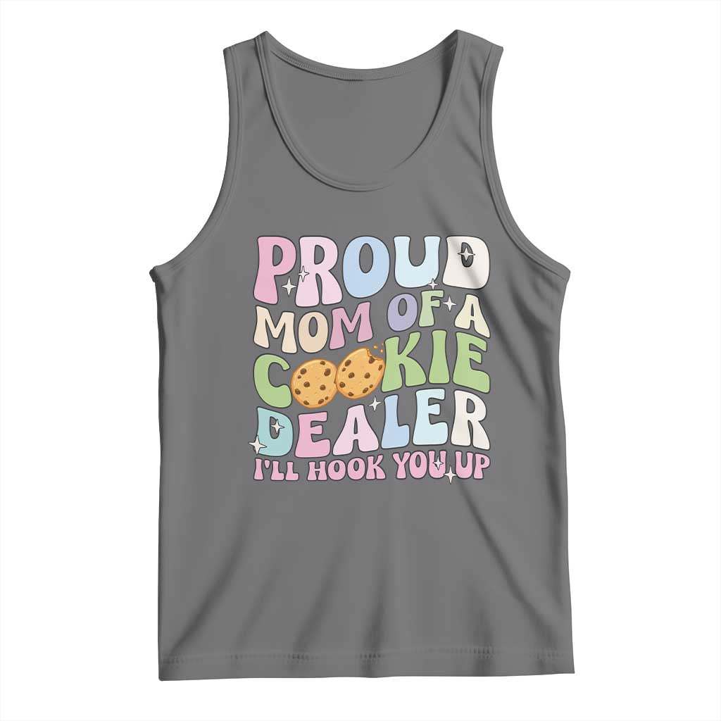 Scout Girl Mom Tank Top Proud Mom Of A Cookie Dealer Troop Leader Family Matching - Wonder Print Shop