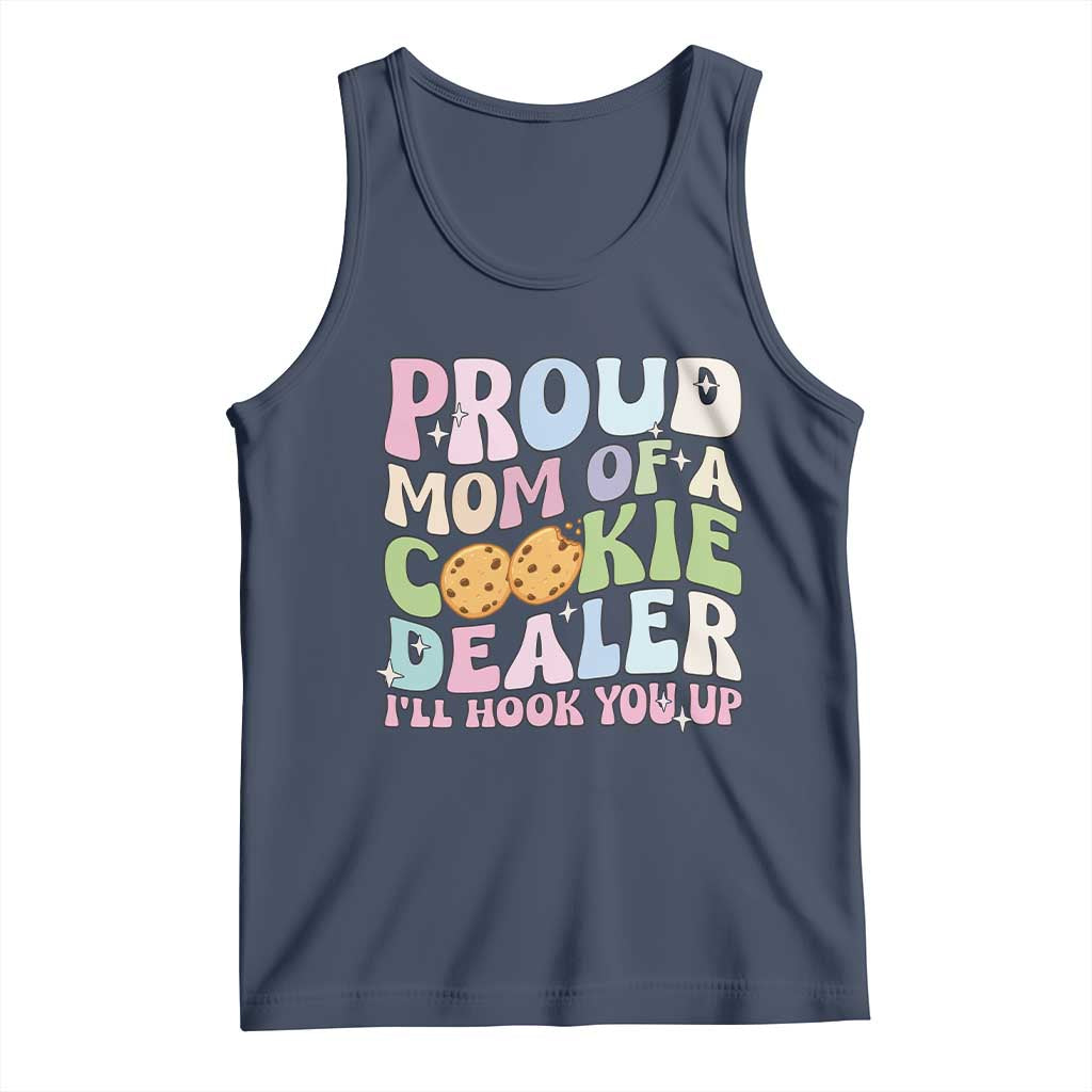 Scout Girl Mom Tank Top Proud Mom Of A Cookie Dealer Troop Leader Family Matching - Wonder Print Shop