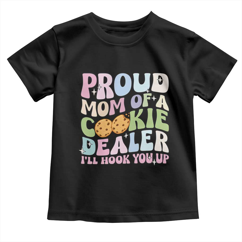 Scout Girl Mom Toddler T Shirt Proud Mom Of A Cookie Dealer Troop Leader Family Matching - Wonder Print Shop