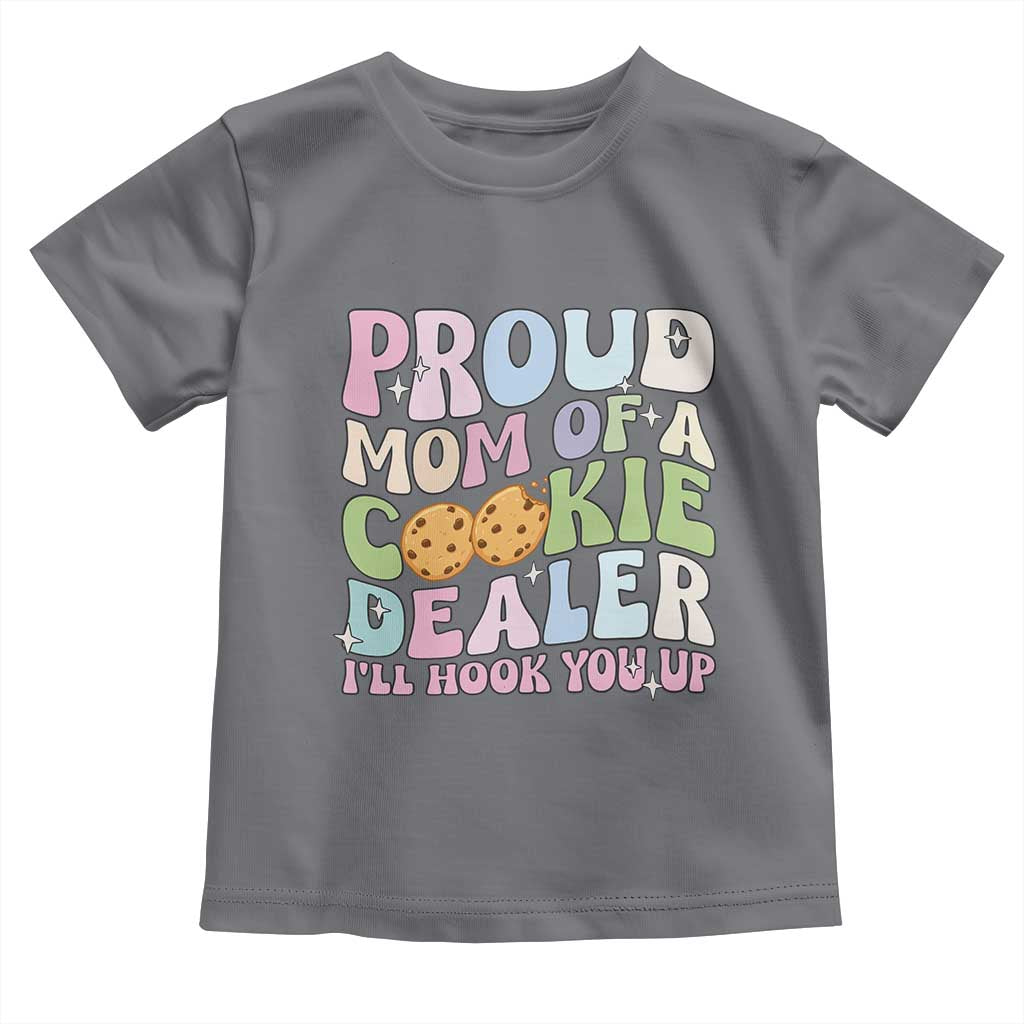 Scout Girl Mom Toddler T Shirt Proud Mom Of A Cookie Dealer Troop Leader Family Matching - Wonder Print Shop