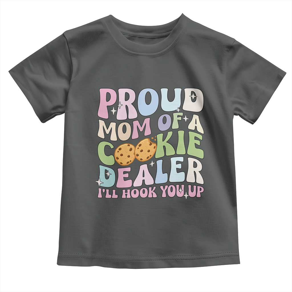 Scout Girl Mom Toddler T Shirt Proud Mom Of A Cookie Dealer Troop Leader Family Matching - Wonder Print Shop
