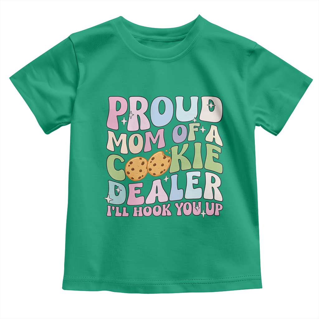 Scout Girl Mom Toddler T Shirt Proud Mom Of A Cookie Dealer Troop Leader Family Matching - Wonder Print Shop